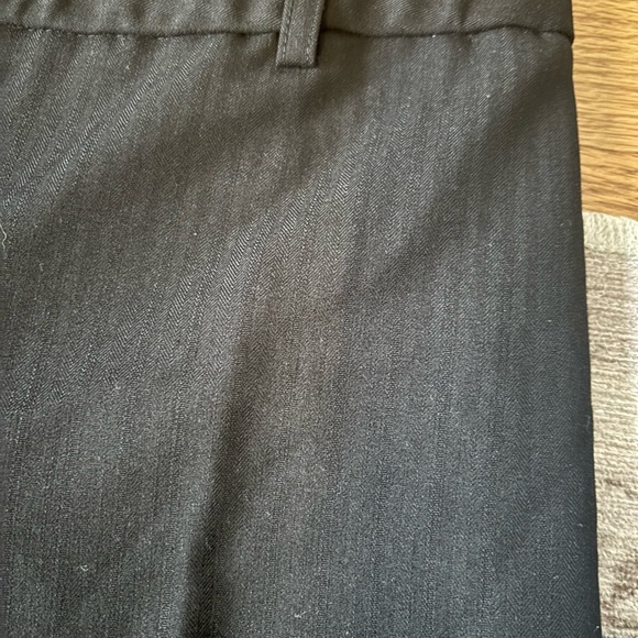 NWOT Size 4 Mid Rise Pinstriped Wide Leg Work Pant - Picture 2 of 6